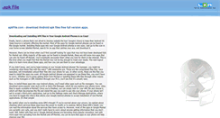 Desktop Screenshot of apkfile.com
